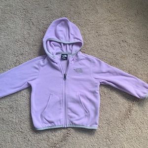 Purple North Face Fleece Jacket